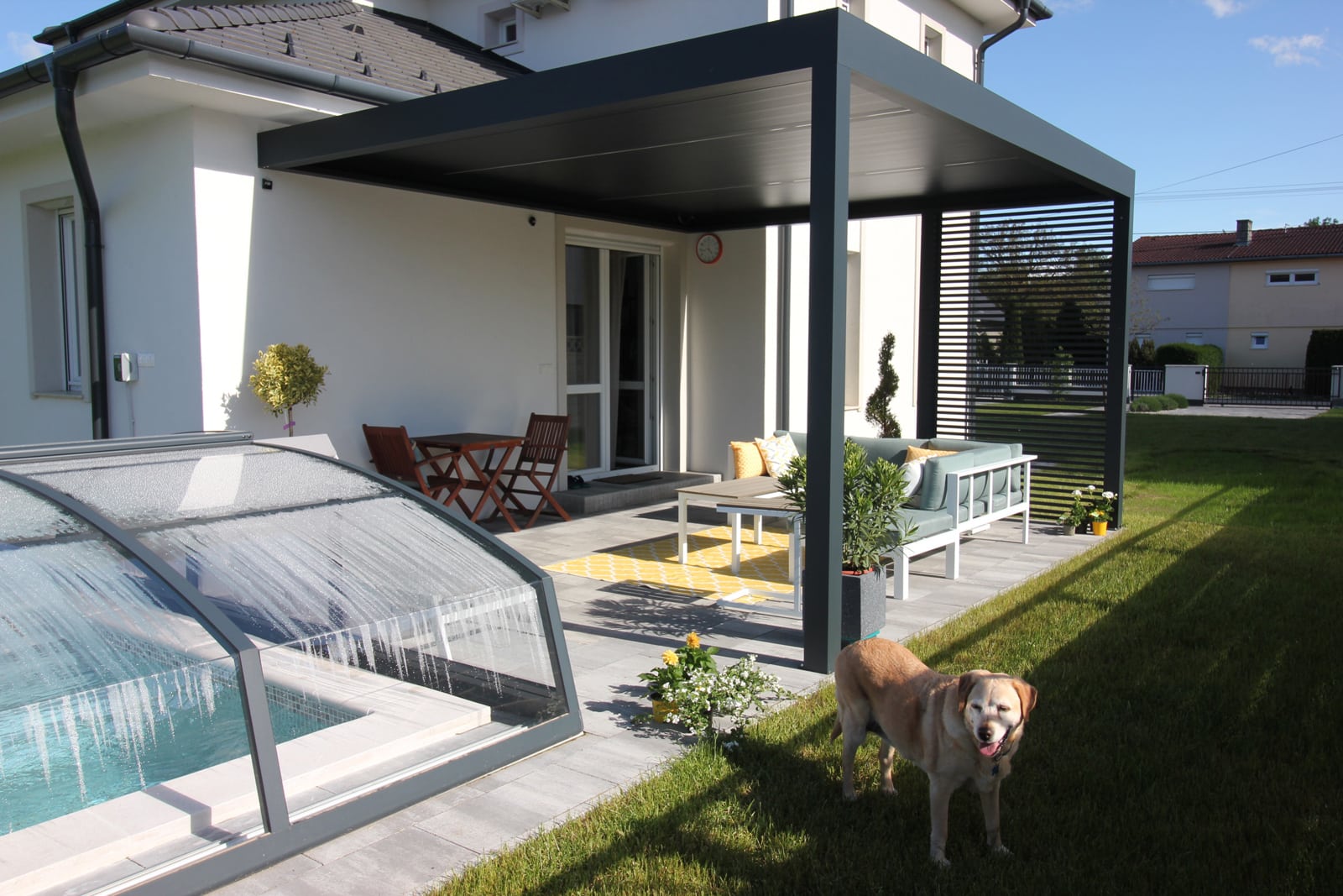 Bioklimatische Aluminiumpergola