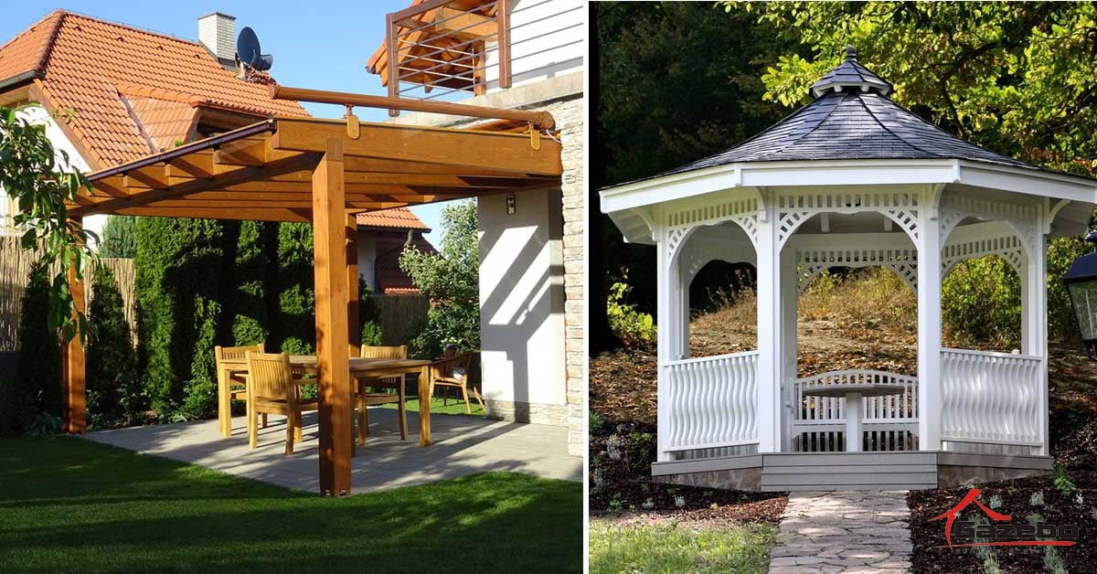Gartenpavillon oder Pergola — was sollten Sie wählen?