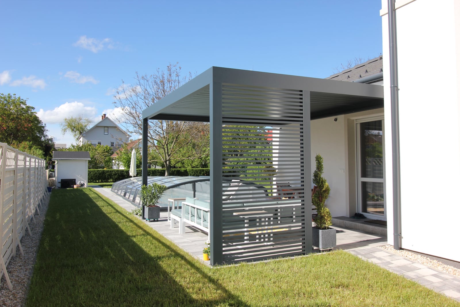Bioklimatische Aluminiumpergola
