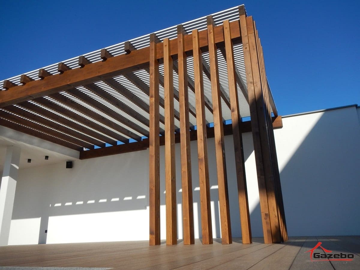 Holzpergola Monaco