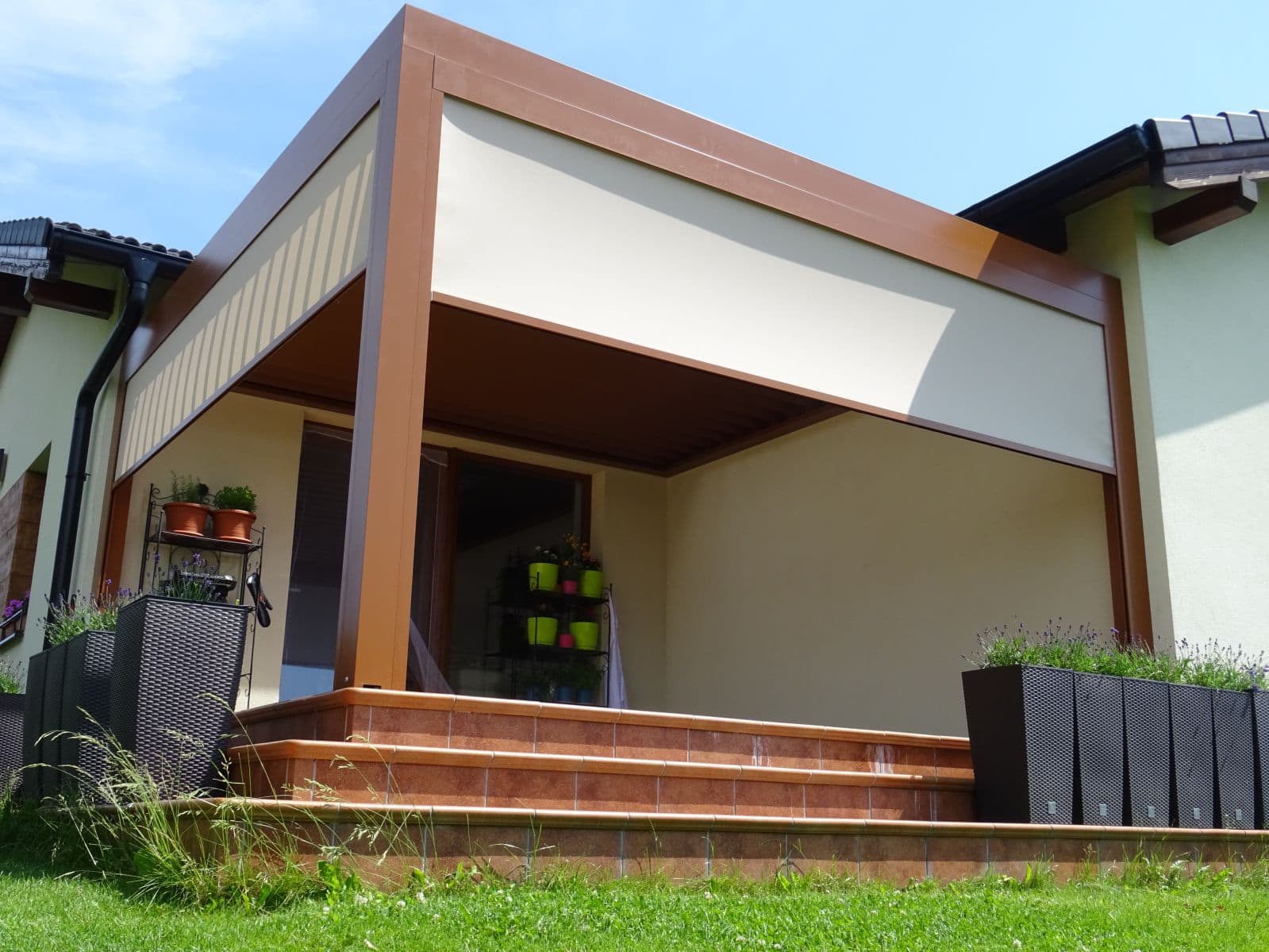 Bioklimatische Aluminiumpergola