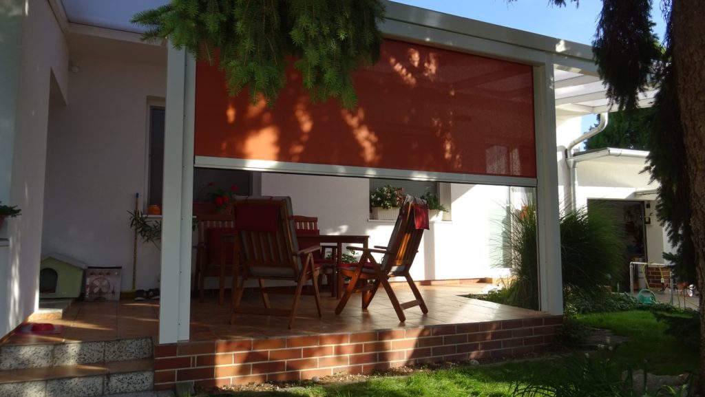 Umbau einer Terrassenüberdachung