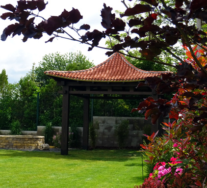 Hinode-Holzpavillon