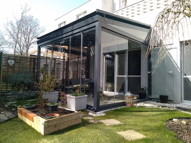Wartungsfreie Aluminiumkonstruktion des Wintergartens Top Garden 1